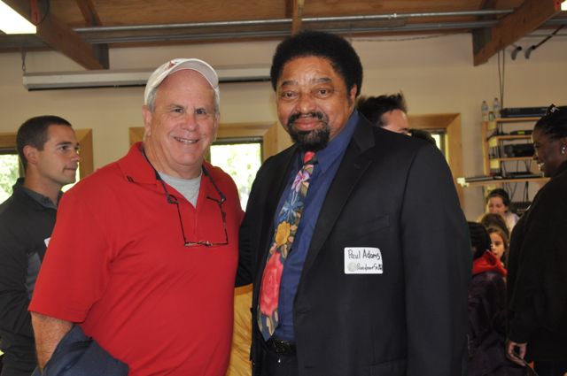 Mike Jay, founder and Dr. Paul J. Adams III, president and founder of Providence St. Mel School